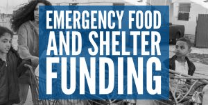 Update: Grant Application Announcement re Emergency Food & Shelter Program