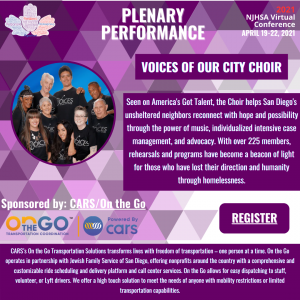 'Voices of Our City Choir Will Show The Network Who Has Talent! Join Sponsor CARS for the Closing Plenary on April 22nd